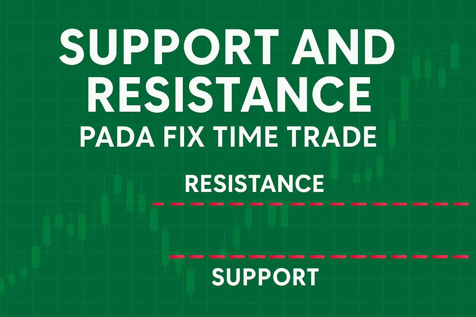 Support and Resistance pada Fix Time Trade