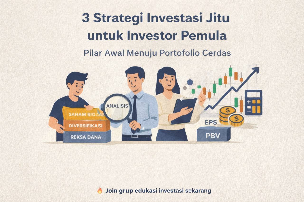 Tiga Strategi Investasi Jitu untuk Investor Pemula: Pilar Awal Menuju Portofolio Cerdas