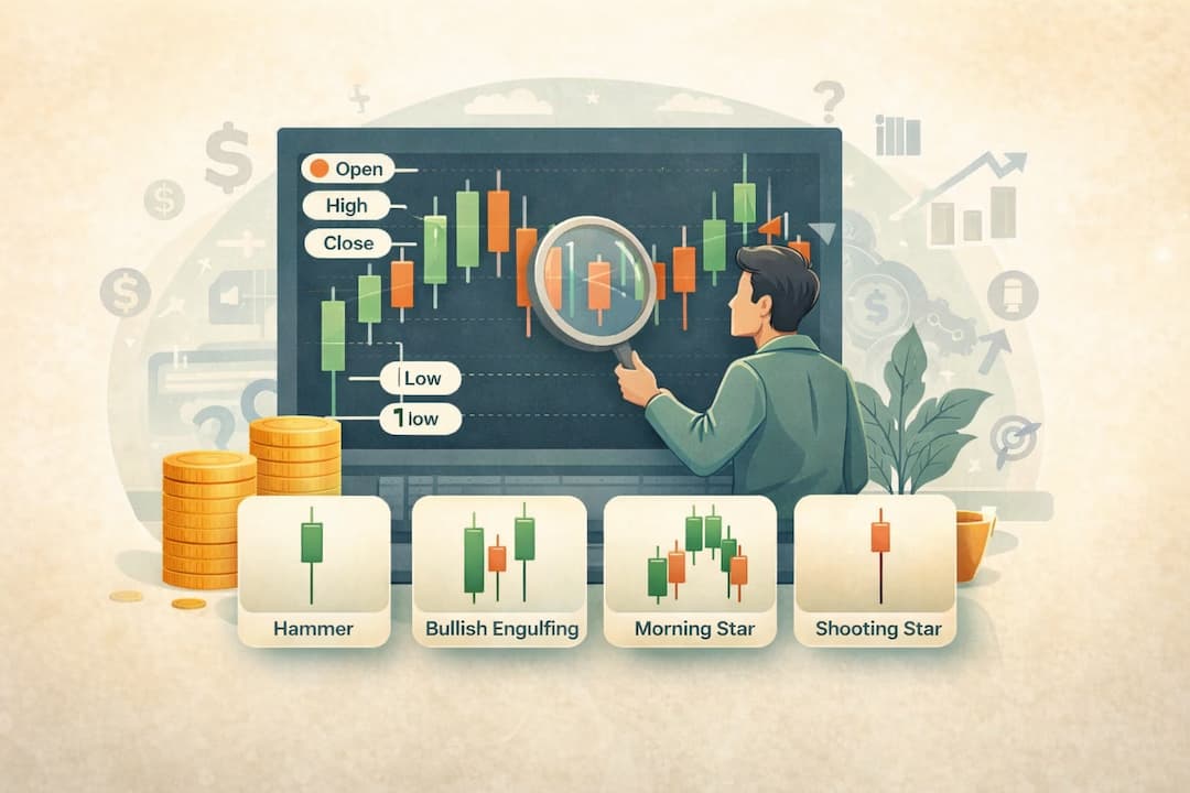 Cara Membaca Candlestick untuk Pemula: Arti, Pola, dan Contohnya