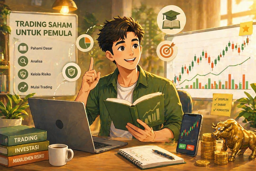 Cara Trading Saham untuk Pemula Mulai dari Nol